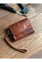 Briddle Wrist Strap Genuine Leather Handcrafted, Hand Stitched, Stylish Women's Wallet.Birthday& Mother's Day&Valentine's Day& Teacher's Day Gift - 5
