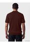 Esvab • Modern & Distinctive Devrik Roba Collar Ribbed Men's Knitwear T-Shirt - 5