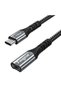 كابل تمديد USB C، 10 جيجابت في الثانية (6 أقدام/1.8 متر، أسود)