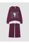 Lcw Kids Purple Hello Kitty Printed Girls' Tracksuit Set - 3