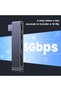 موزع USB، محول USB للكمبيوتر المحمول، قارئ بطاقات ذاكرة فلاش USB 3.0 بفتحتين للكاميرا، موزع USB متعدد المنافذ - 5