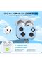 غطاء سيليكون على شكل وحدة تحكم ألعاب لسماعات AirPods 5 و AirPods 4 - أزرق - 2