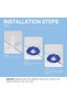 Tile Leveling System, 300Pcs Tile Leveling Spacers Baseplates and 100Pcs Reusable Caps, Tile Tools K - 6