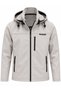 Men's Shoftshell Fabric Water and Wind Resistant Coat - 2