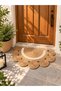 Decorative Jute Door Mat 50X80 cm Size Straw Mat Suitable for Indoor and Outdoor Use