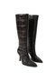 Sopheya Printed and Zipper Detailed Pointed Toe Women's Heeled Boots - 5