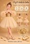 Girl's Tulle Skirted Bow Evening Dress Graduation Dress Ak2620 - 2
