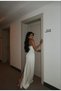 Women's Satin Strapless Dress - 3