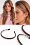 Thin Leather Crown with Knitted Detail - 3