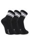 Jelly 3-Pack Men's Black Socks Sx16Ce006 - 2