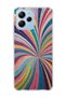 Poco M6 Pro 5g Compatible Simli Colorful Beam Printed Transparent Phone Case