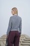 Buttoned Hammer Sleeve Knitwear Cardigan Anthracite - 8