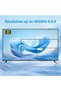 سويتش KVM HDMI لثلاث شاشات وجهازي كمبيوتر، 4K@60Hz USB 3.0 - 4