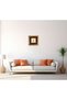 Sema Gazeli Fabric Framed Painting - 3