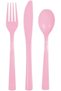 Cutlery Plastic Assorted 18pc Lovely Pinik