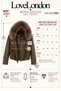 Double Zippered Fur Hooded Coat - 3