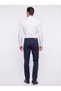Navy Blue Regular Fit Men's Chino Pants - 3