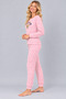 Women's Patterned Crew Neck Long Sleeve Printed Relaxed Cut Pajama Set - 3