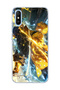 Redmi 9A Compatible Anime Lightning Sword Printed Transparent Phone Case