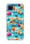 Redmi 9C Compatible Starfish Seashell Printed Transparent Phone Case