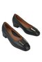 , Women's Genuine Leather Heeled Comfort Shoes 1631050Z3251 Black - 4