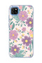 Redmi 9C Compatible Lilac Flower Pastel Printed Transparent Phone Case