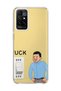 Redmi 10 2022 Compatible Funny Man Yellow Printed Transparent Phone Case