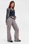 Jasika Zebra Patterned Low Waist Jeans (Suitable for Heights of 170 cm and Above) - 3