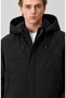 Men's Black Sports Lycra Oversize Coat - 3
