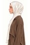 Flowy Sandy Shawl - Cream - 6