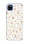 Redmi 9C Compatible Cute Rabbit Flower Printed Transparent Phone Case
