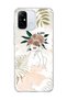 Redmi 12C Compatible Flower Headed Woman Drawing Printed Transparent Phone Case