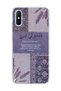 Redmi 9A Compatible Purple Lavender Verse Printed Transparent Phone Case
