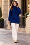 New Season Women's Oversize Turtleneck Long Knit Sweater – Soft Textured, Comfortable Fit - 4