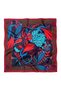 Bird and Flower Patterned Scarf Bandana 70X70 cm - 5