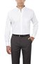 Men's Pinpoint Regular Fit Solid Button Down Collar Dress Shirt - 3
