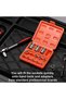 14pcs Female E-TORX Star Socket Set, E4-E24 Torque Socket Set, 1/4", "3/8", "1/2" Dr. - 5