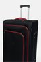 32 Inch Soft Shell Spinner Luggage, Black - 3