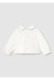 Baby Girl Bebe Collar Floral Detailed Long Sleeve Tshirt - 2