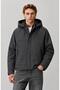 Men's Anthracite Sports Lycra Oversize Coat
