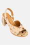 Women Luna Animal Print Slingback Sandals, Multicolor