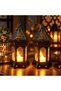 Decorative Led Oil Lamp Light Christmas Ornament, Ottoman Type Embroidered Lantern |   3320 - 3