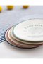 Doux 4-Piece Cake Plate Set - Colorful - 19 cm - 7