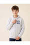 Senior Boys Grey Spiderman Printed Zip Through Hooded Sweatshirt