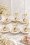 Gold Eliz 6-Person 12-Piece Luxury Tea Set - 2