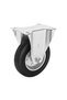 Tools 200 mm Industrial Fixed Caster Rubber Wheel