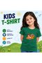 Girls Diwali T-Shirt | Cotton Tee | Round Neck Short Sleeve Festive Wear - 2