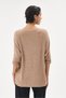 Women's Camel Italian Snowflake Patterned Sequined Lycra Knitwear Sweater 40 - 46 Size - 4