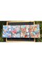 Butterfly & Floral Embossed Pattern Mini Transparent Album / Card Holder – Pocket Size Notebook with Snap Closure (1 Piece)