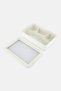 4-Section Polypropylene Lunch Box, White - 2